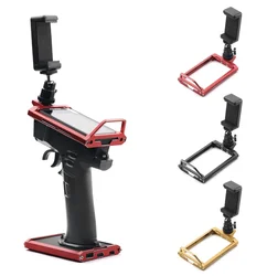 Metal Transmitter Protector Frame and Phone Holder YA-0711BK For Flysky Noble NB4 / NB4 Pro / NB4+ Remote Control