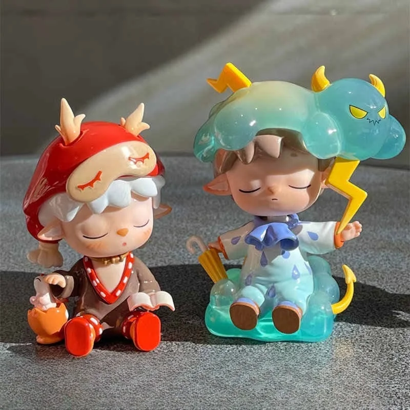 

Original Mimi Strange Friend Series Blind Box Toy Kawaii Anime Action Figure Caixa Caja Surprise Mystery Doll Girl Birthday Gift