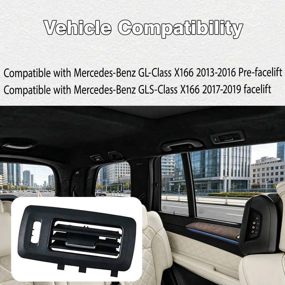 Car  Roof Air Vent Air Conditioning Outlet Panel A/C Outlet Grille Cover For  Mercedes-Benz GL GLS Class X166  W166 W292