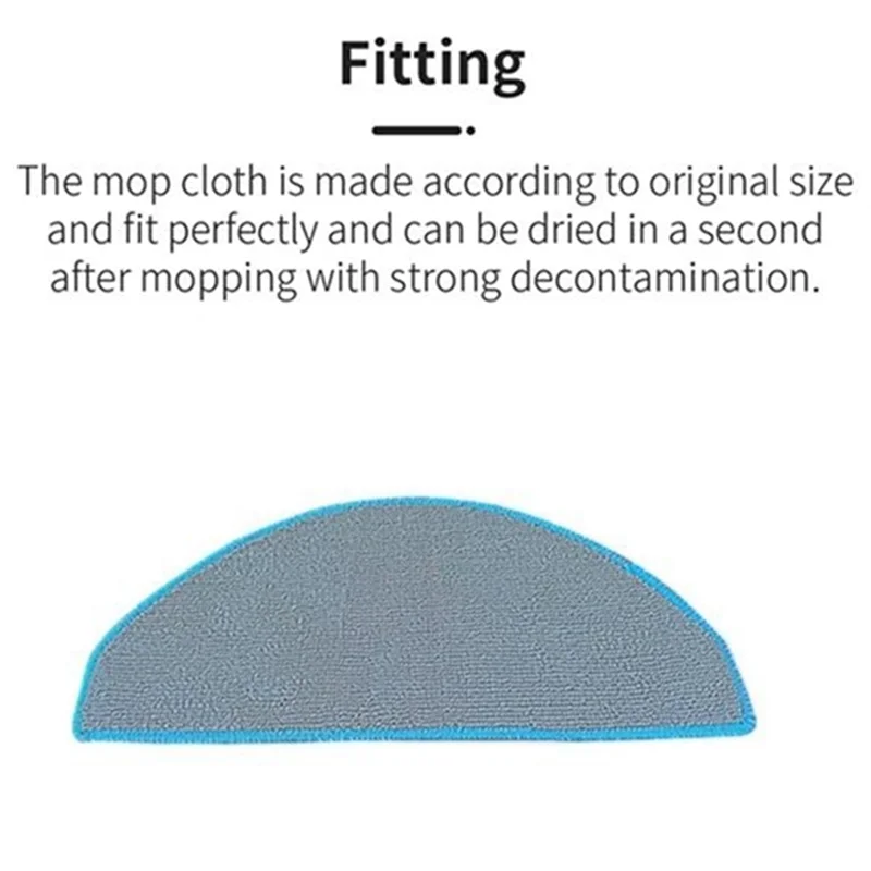 Para Irobot Roomba 105 Vac / 105 Combo / 105 Combo + / 104 Combo /Q052 piezas de repuesto cepillo de vacío filtro paño de mopa