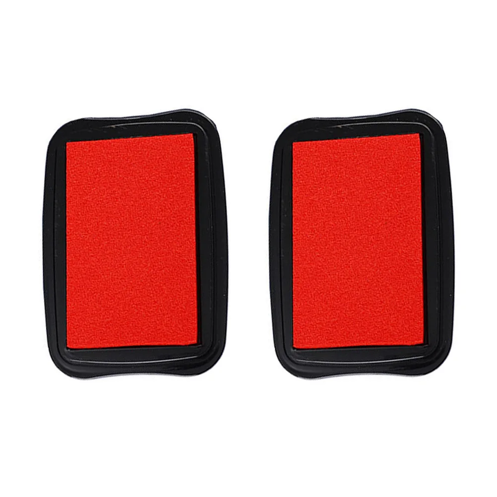 2 Pcs Colour Ink Pads for Stamping Water-based Craft Scrapbooking Sponge Stamps Student Card Making