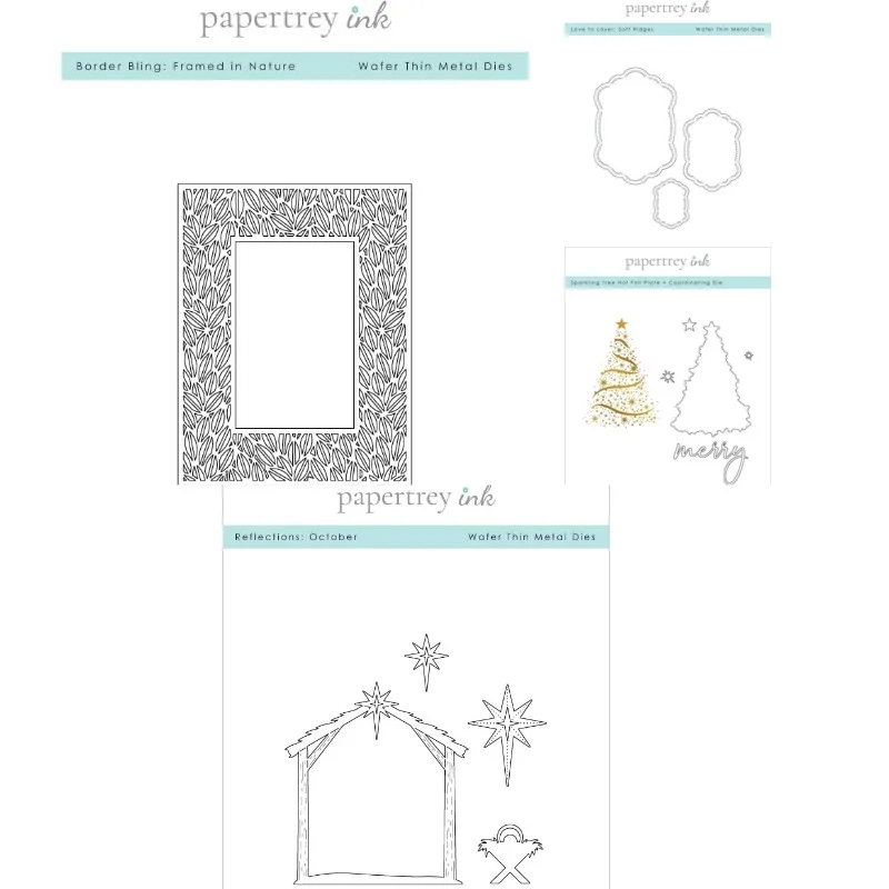Stained Glass Windows Christmas Metal Cutting Dies for DIY Scrap Booking Crafts Dies Cut Stencils Maker Photo Album Template