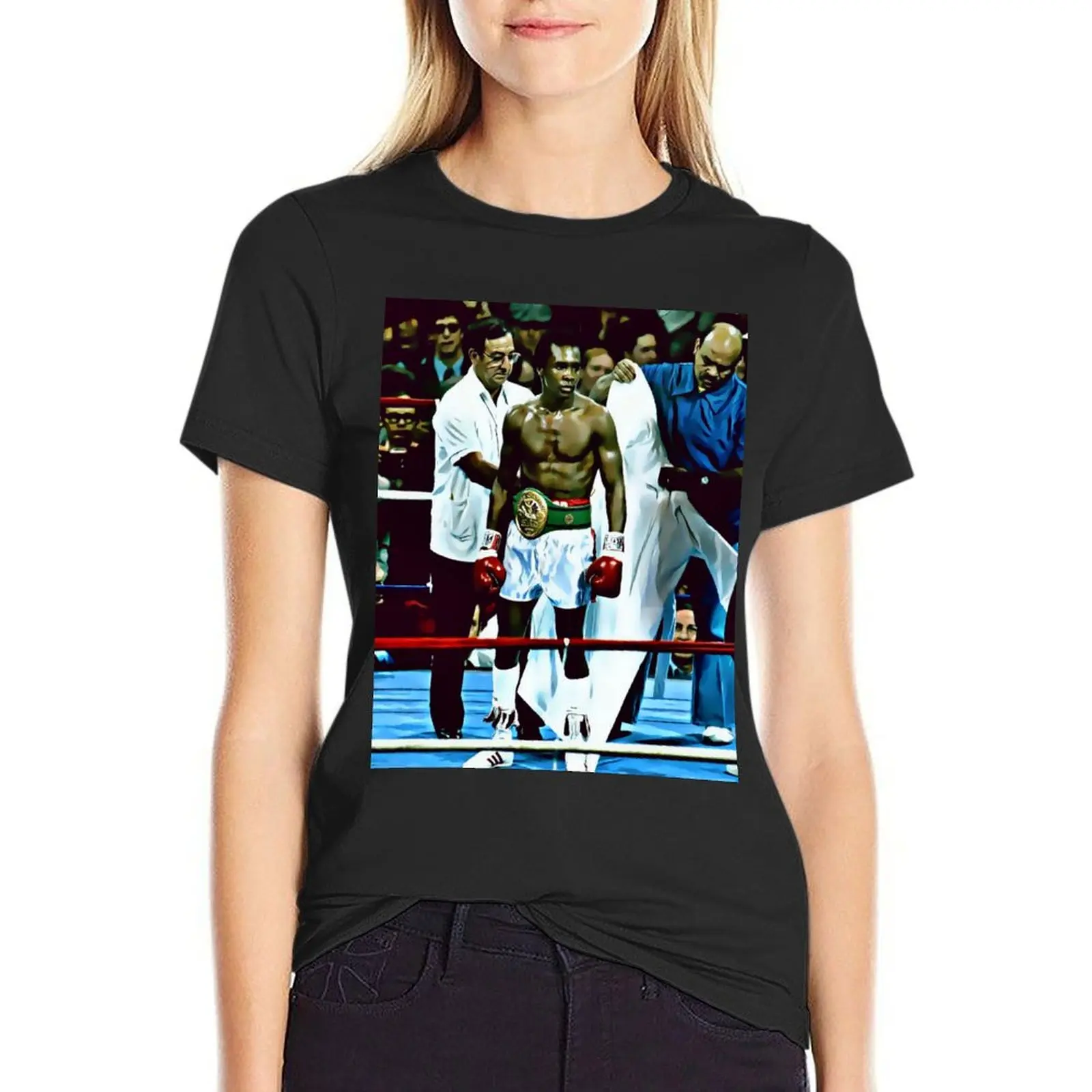 Sugar Ray Leonard T-Shirt aesthetic clothes cute tops cute clothes oversized tops Women