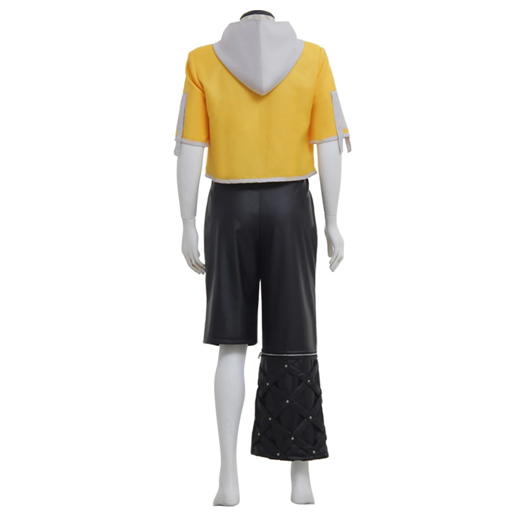 Game  FF X Tidus Cosplay Tee-dus Costume Man's Top Pants Outfit Halloween Party Show Cos Suit