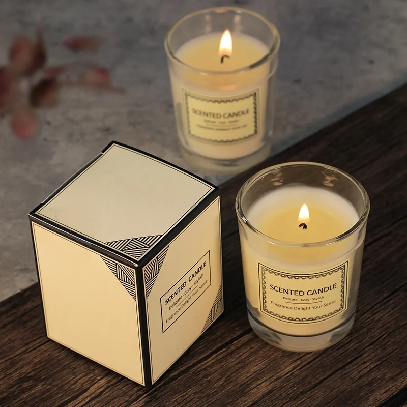 Aroma Candles Burn Resistant Premium Feeling Birthday Gift Valentine's Day Ambiance Fragrance Accompaniment Gifts