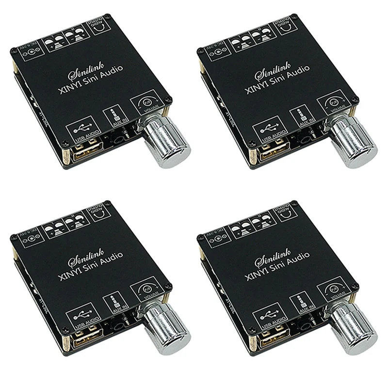 4X XY-C50L MINI Bluetooth 5.0 Wireless Audio Digital Power Amplifier Stereo Board 50Wx2 Bluetooth Amplificador 3.5MM USB