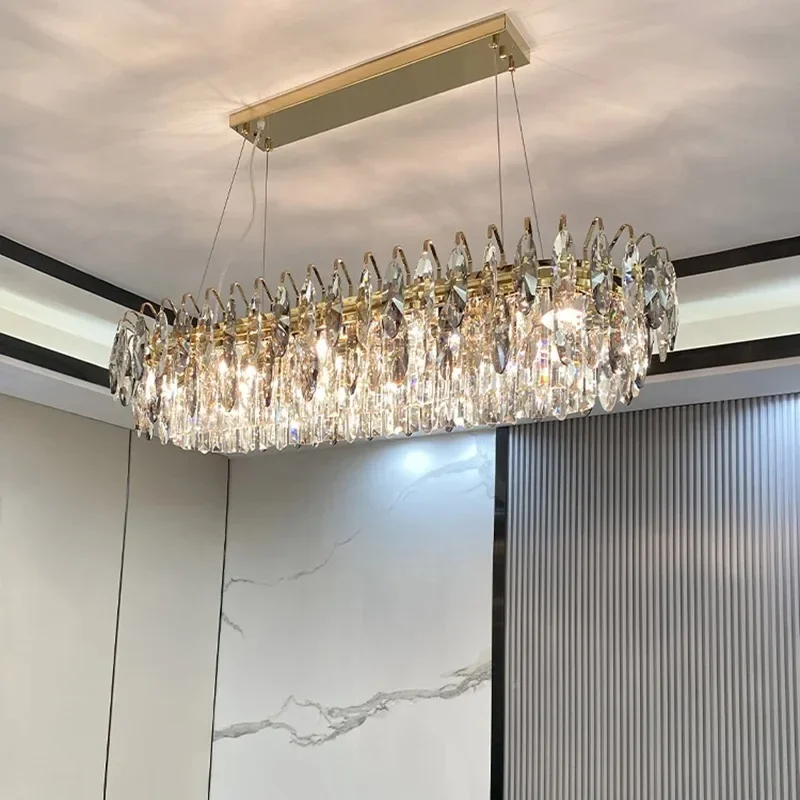 Imagem -04 - Fkl-lustre de Cristal Moderno para Sala de Estar Sala de Jantar Quarto Casa Interior Luz de Vidro Decorativo Luxo Lâmpadas E14