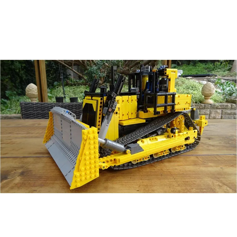 MOC-183195New City Goods D9 جرافة بنة Model2711Parts MOC الإبداعية الصبي الأطفال عيد ميلاد بناء الالعاب العملاقة هدية #3