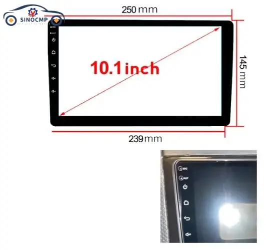 

1 шт. 10-дюймовый радио стерео DVD сенсорный полный ЖК-экран для TEYES CC2 CC3 наборы датчиков детали панели приборной панели