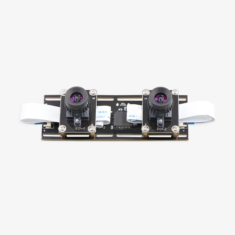 2MP 1080P Stereo Webcam Flexible OTG UVC Plug Play Driverless Dual Lens USB Camera Module for Face Recognition 3D VR