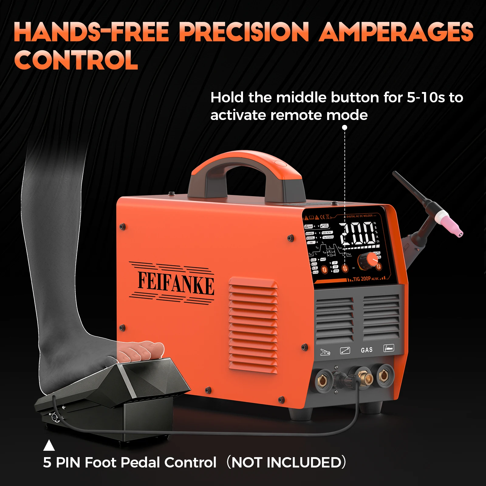 FEIFANKE FKC-550H 55A Plasma Cutter High Frequency Non-Touch Pilot Arc Dual Voltage 220V IGBT Inverter 15mm Clean 20mm Max