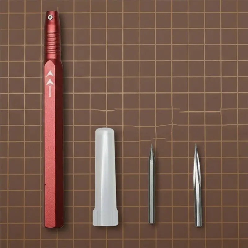 Abdj-para modelagem hobby conjunto de ferramentas-modelo de escrita com agulha de inscrição e raspador triangular-painel linha gravura ferramenta de corte