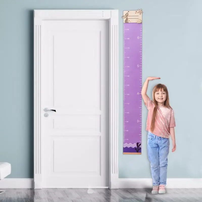 Height Ruler For Wall Precise Cartoon Growth Chart Colorful Growth Chart Ruler Cute Height Chart For Living Room Hallway Bedroom