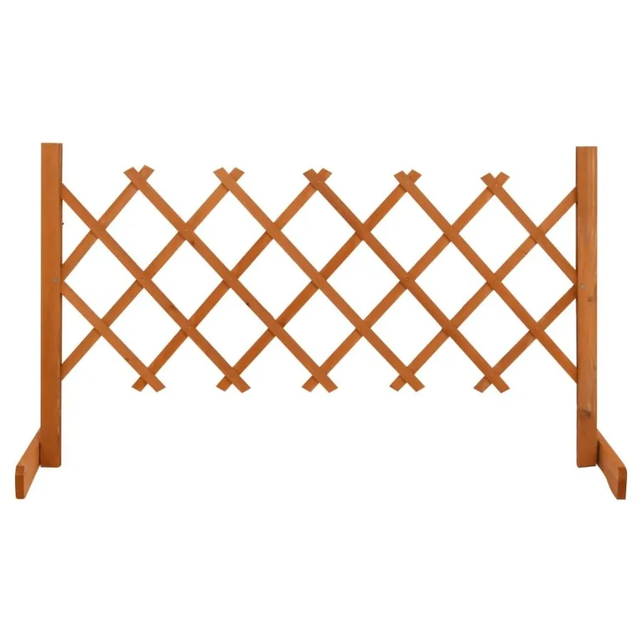 

Garden Trellis Fence Orange 47.2x23.6 Solid Firwood
