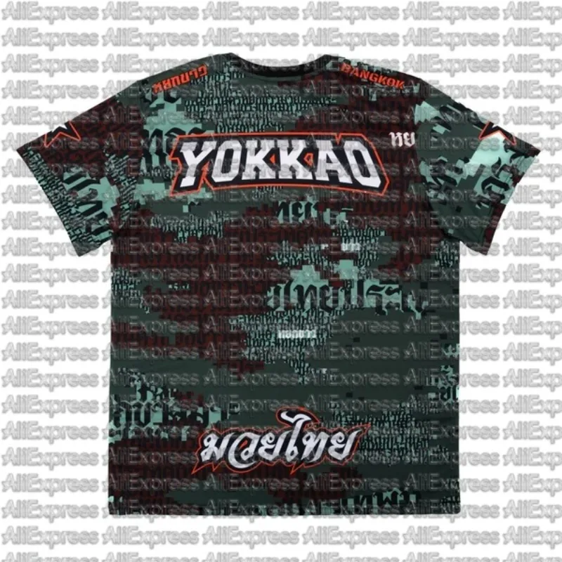 2026 Hot Selling Summer YOKKAO Fashion Casual Sports MMA Street Short Sleeved Adult and Children Boxing Personalized T-shirt