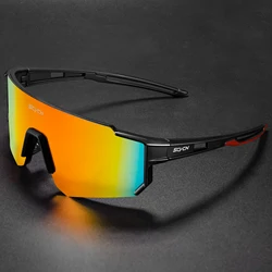 SCVCN New Men Bicycle Sunglasses Women Outdoor Cycling Glasses  MTB Driving Bike Eyewear Sports Running Hiking UV400 Goggles