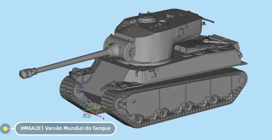 m6シリーズ-t重戦車-3dプリントモデル-ゴールドブレッド-m6a-m6a2e-戦車模型-組み立て式-軍事コレクタブルトイ