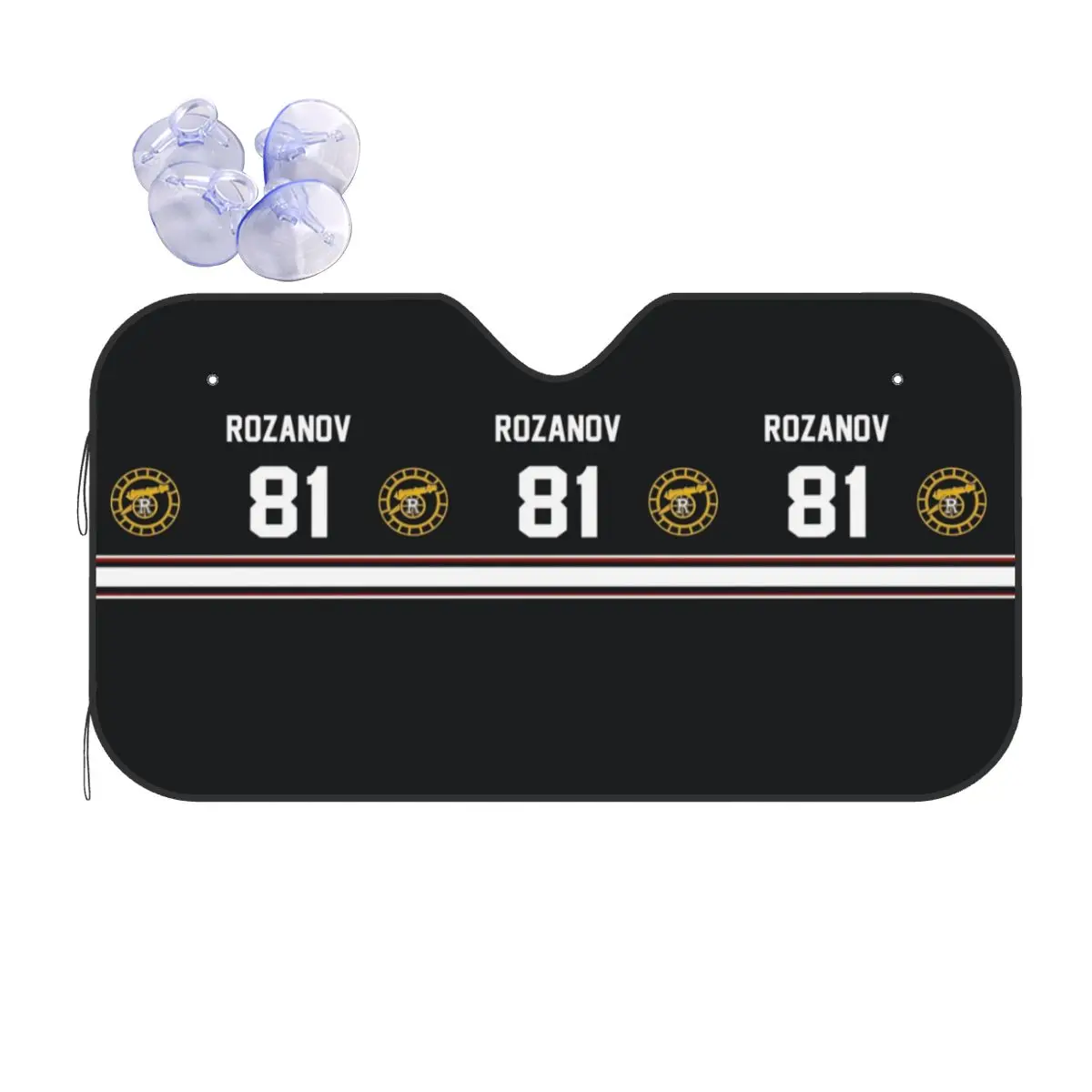 Rozanov 81 Heated Rivalry Polyester Windshield Sunshade 76x140cm Foils Car Window Windscreen Cover Blinds.