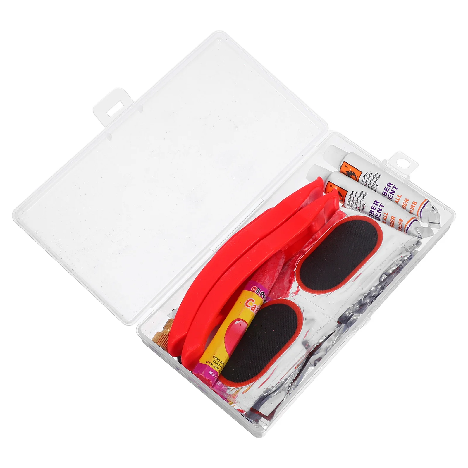 

1Set Bike Tube Patch Kit Portable Compact Glueless Cold Repair Patches for Fast Bicycle Puncture Repair Bike Tube Patch Kit