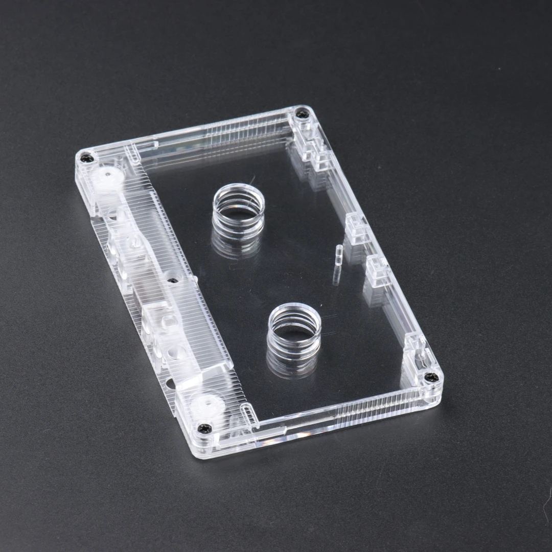 High Quality Transparent In Type Ⅰ,Ⅱ,Ⅳ Master Audio Cassette 5 Screws Shell Cases for DIY Reels Cassette,Repair and Replacement