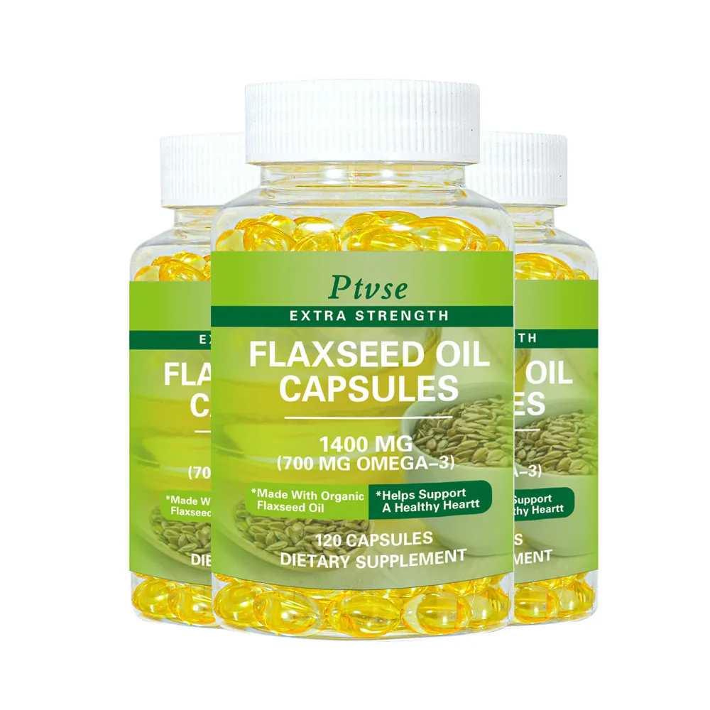 

Complex Capsules Flaxseed Oil For Cardiovascular And Brain Health Increased Immunity & Energy Healthy Skin & Eyes