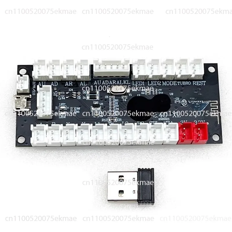 

2.4G USB Wireless Joystick Chip Single Computer PS Fighting Game Control Board Accessories DIY with Cable