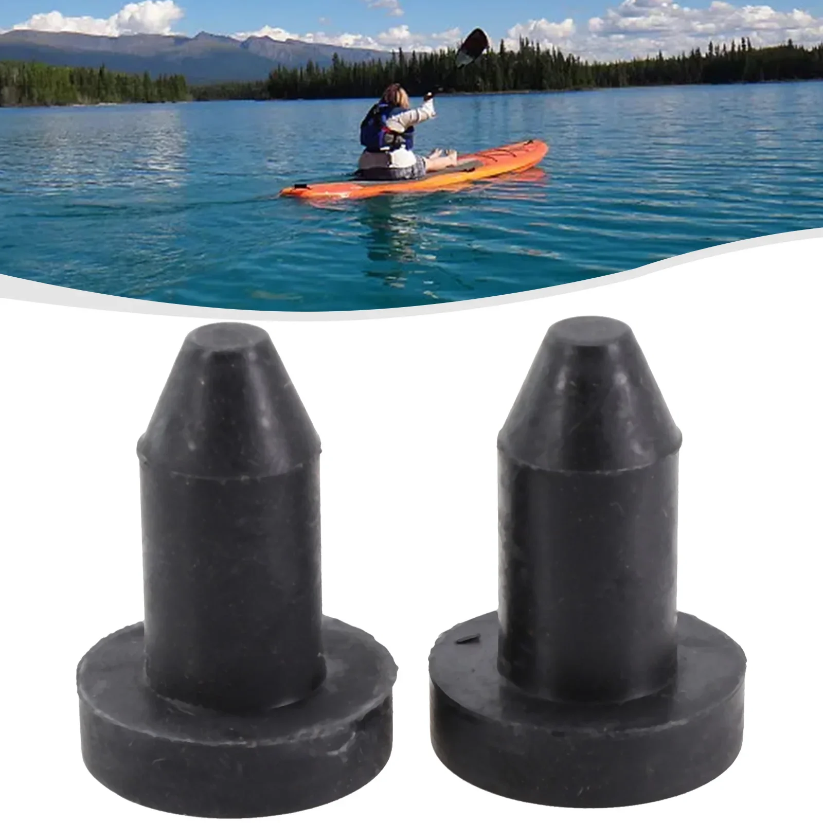 2Pcs Kayak Drain Plug Pelican Kayak Push In Standard Drain Plugs Kayak Drain Plug Push Holes Stopper Accessories