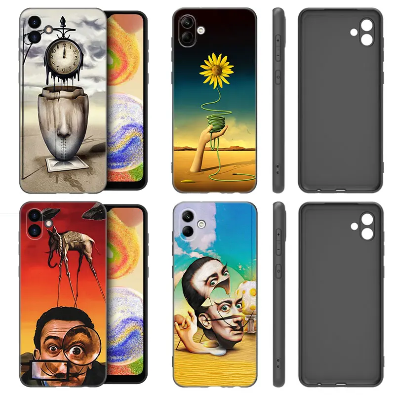 Salvador Dali Art Phone Case For Samsung Galaxy A01 A03 Core A04 A20 E A02 A10 A21 A30 A50 S A40 A41 A6 A8 Plus A7 2018 Cover