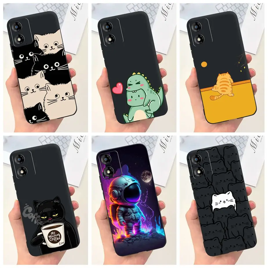 For Motorola Moto E13 Case Cute Fashion Cartoon Cover Soft Silicone Phone Case For Moto E13 E 13 MotoE13 Back Cover 6.5'' Bumper