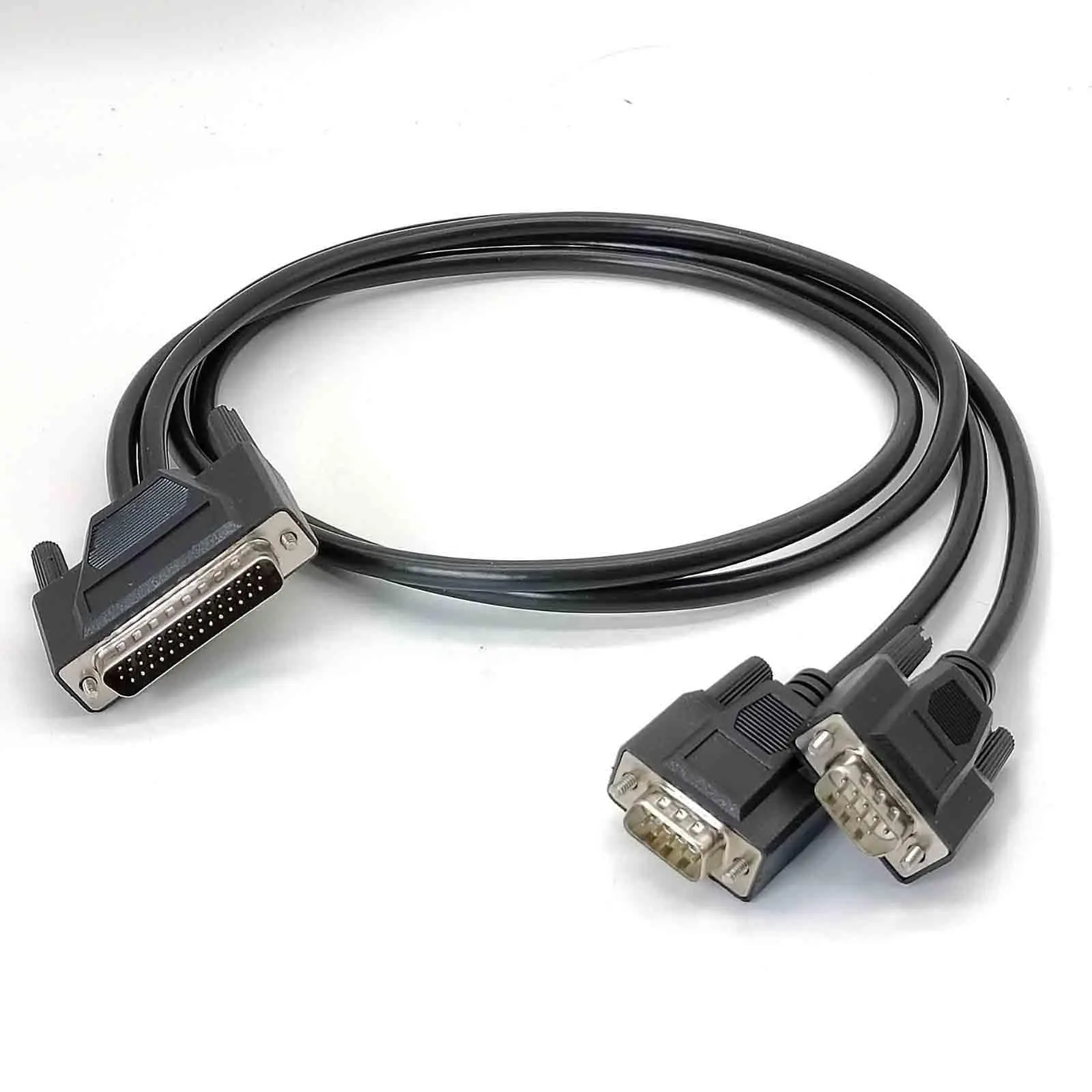 DB44 Male to Serial DB9 Male 2 Way Splitter Cable 0.5M