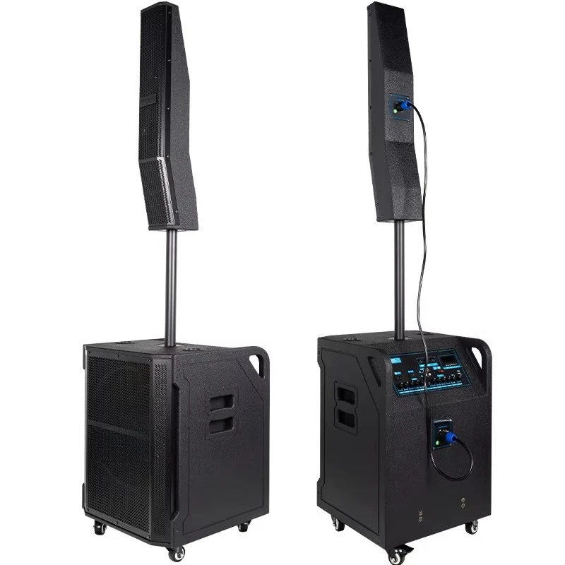 Column Speaker with Wireless Microphone Professional 15