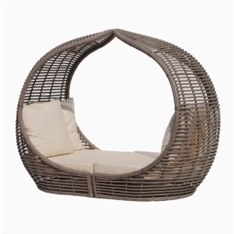 Outdoor sofa bed combination resort birdcage courtyard outdoor designer outdoor floor-to-ceiling swimming pool beach bird's nest