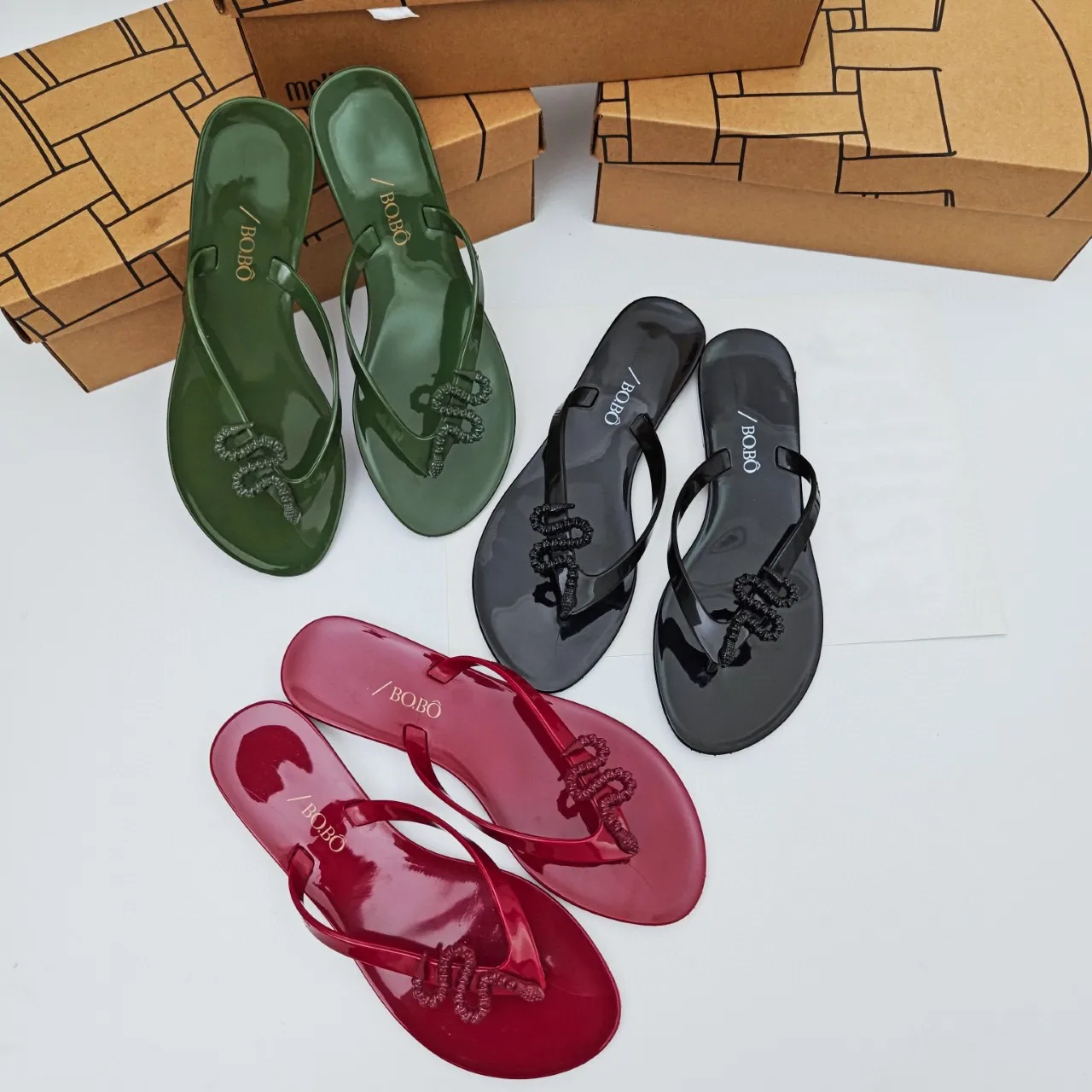 2025 New Style Women Fashion Flip-flops Girl Zodiac Year of The snake Beach Shoes Ladies Non-slip Casual Slippers SM283
