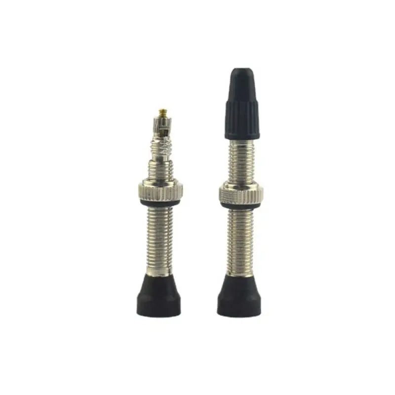 Bicycle Tyre Valve Pure Copper Nickel Plated French Valve Core Vacuum Pump Vacuum Valve MTB Road Bike Valve Cycling Tyre Valve