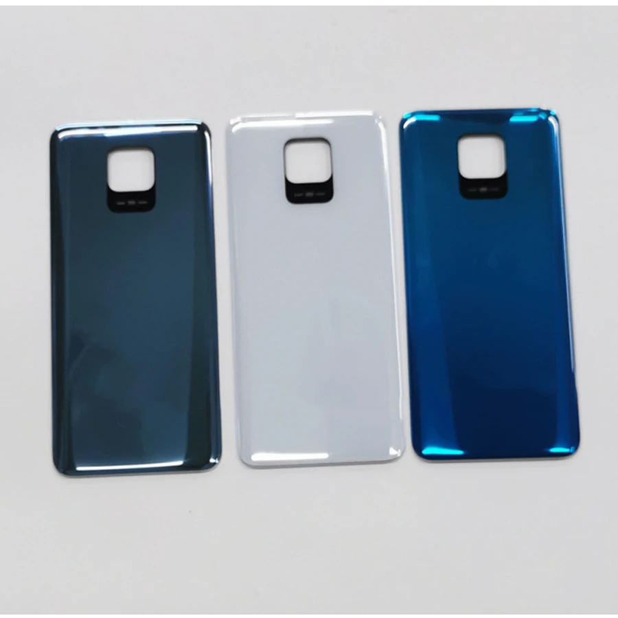 New Back Glass For Xiaomi Redmi Note 9 Pro Battery Cover Rear Housing Door Panel Case for Redmi Note9s 9 Pro Battery Cover