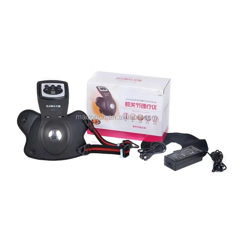 Elektrisches Kniepflege-Massagegerät zur Schmerzlinderung, Infrarot-Physiotherapie, Wärmetherapie für Knie und Körper, elektrisches Fußmassagegerät