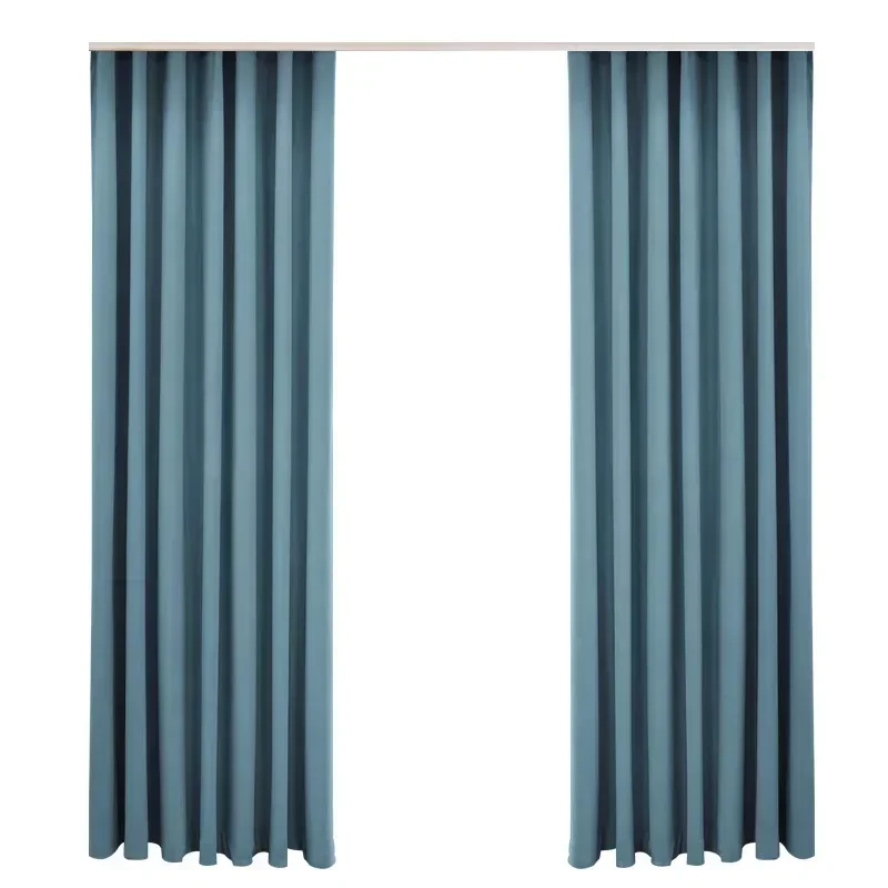 

Custom Size Fashion Thick Luxury Embossed Herringbone Flannel Balcony Curtains Finished Products Curtains Living Room Bedroom