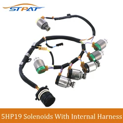 STPAT-solenoides de transmisión ZF5HP19 5HP19 01V con arnés interno para Audi S4 S6 RS6 A8 BMW serie 5 Z4 0501314432 0501316463