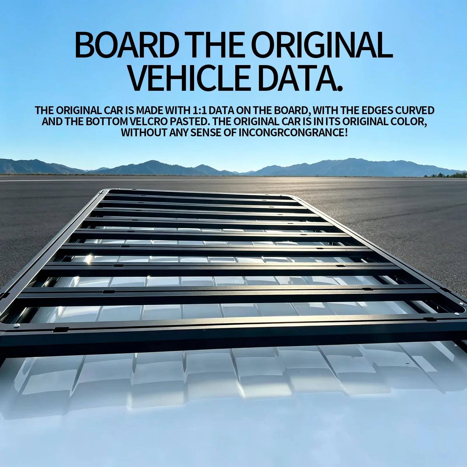 For Toyota Land Cruiser FJ 2026 Car Roof Luggage Rack Modified Aluminum Alloy Roof Platform Frame Off Road Exterior Accessories detail image 5