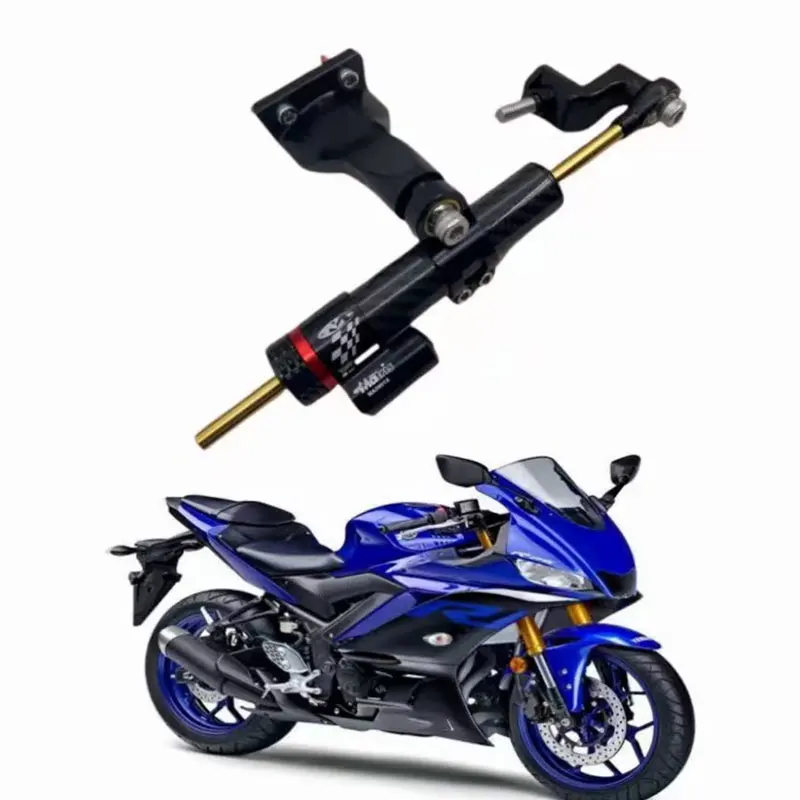 

For Yamaha YZF-R3 R3 2019 - 2022 2023 Motorcycle Directional Damper Shock Absorber Stabilizer Steering Dampers Bracket Semspeed