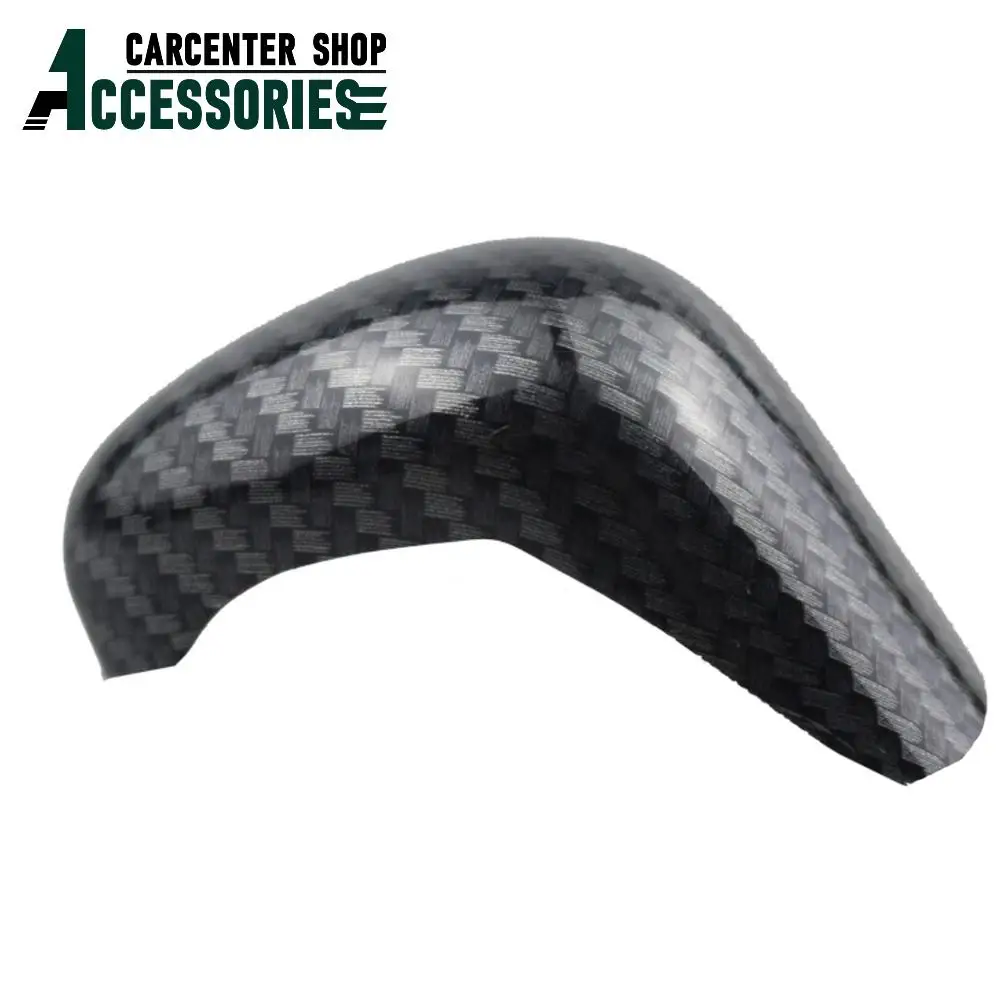 Carbon Fiber Car Gear Lever Shift Knob Cover ABS Decoration Trim for MG ZS 2017 - 2020 EV MG6