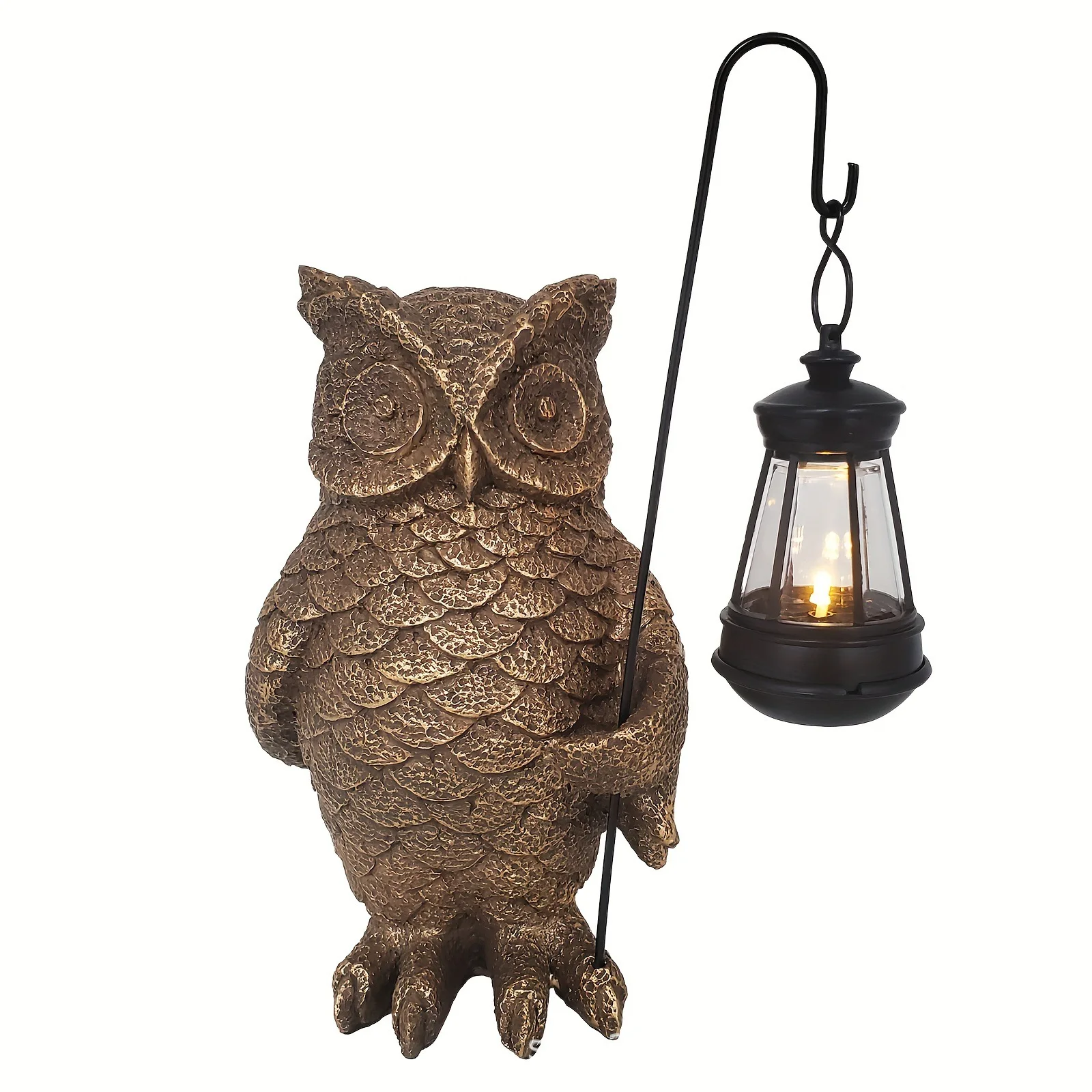 Explosive Creative Animal Owl Solar Lantern Decoration Outdoor Courtyard Balcony Living Room Craft Ornament