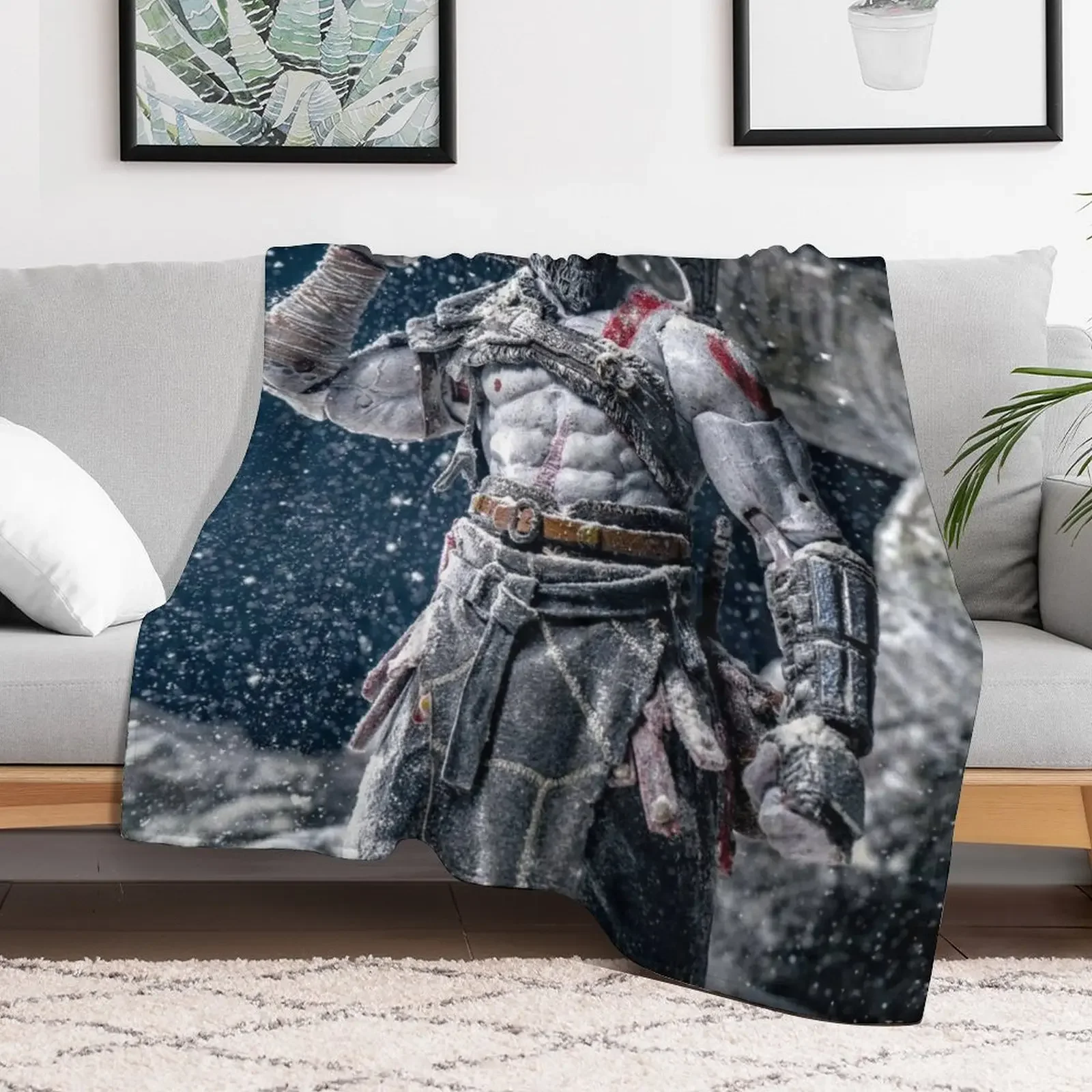 KRATOS Throw Blanket Cute Plaid for sofa Designers Blankets