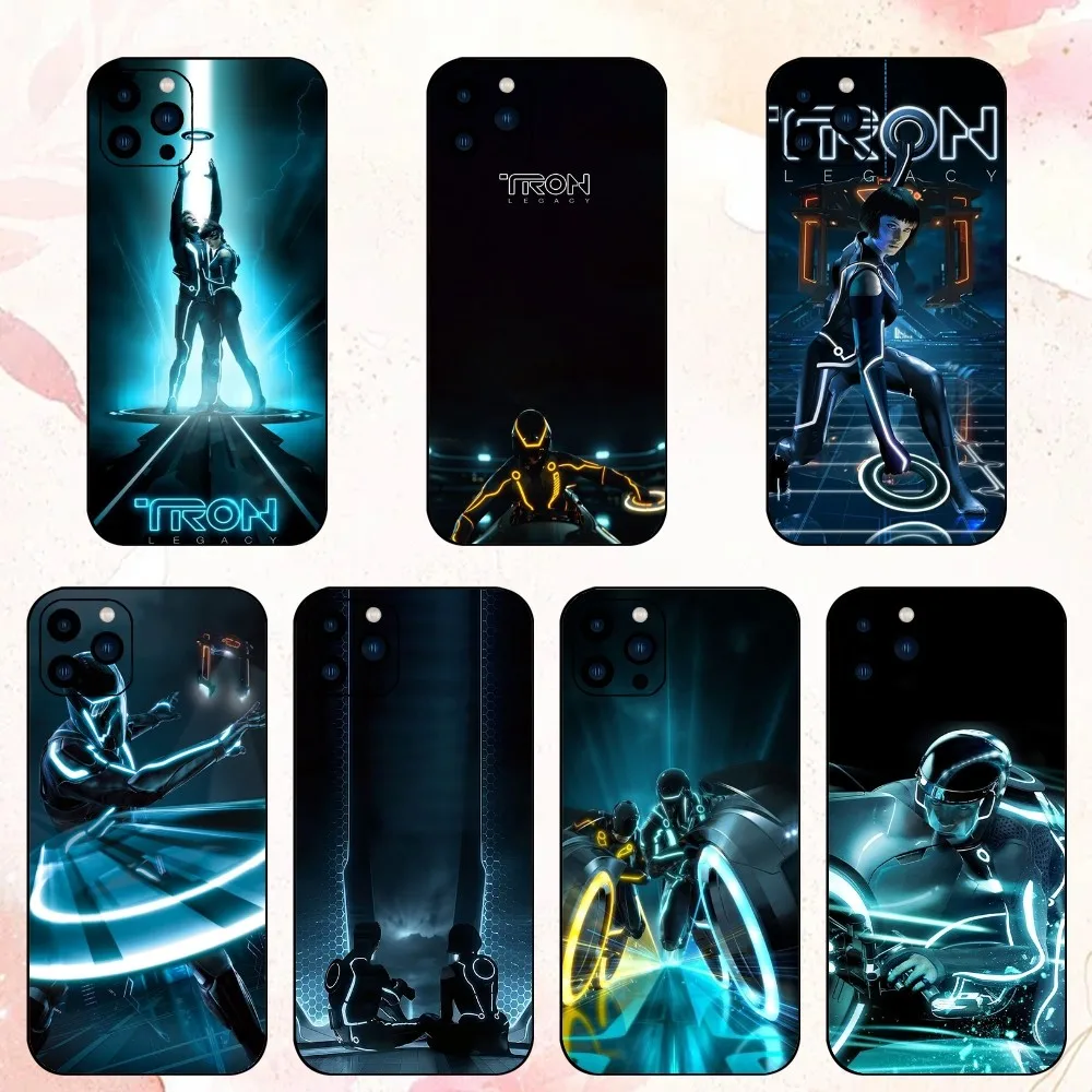 Miniso Tron Legacy Phone Case For iPhone 15 14 13 12 Mini 11 Pro Max X XR XS 8 SE Plus Shell