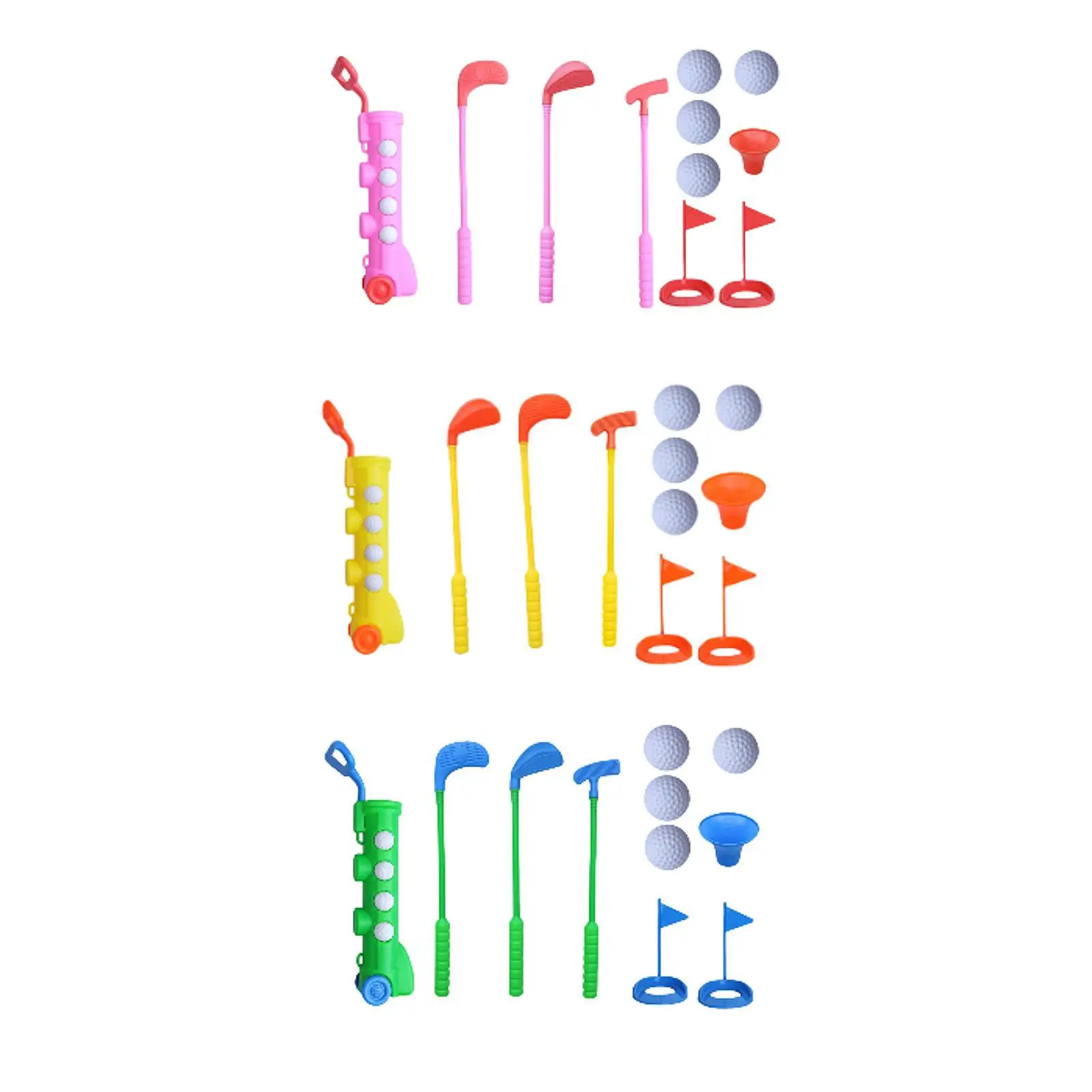 

Kids Golf Set Mini Golfs Play Set Sports Garden Game Gifts Portable Toy Sport Golf Club Balls Toys for Toddlers Children Kids