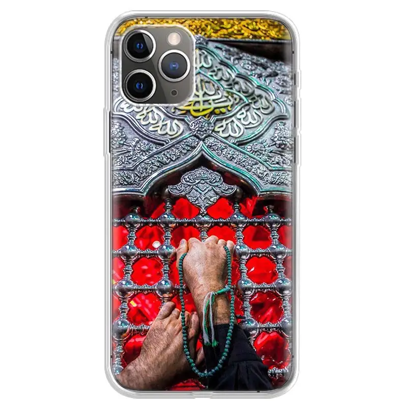 Hot Mecca Imam Ali Islamic Shia Holy Soft Phone Case For IPhone 11 13 16 Pro MAX 15 + 14 Plus 12 Mini X XS Apple 8 7 SE Fundas C