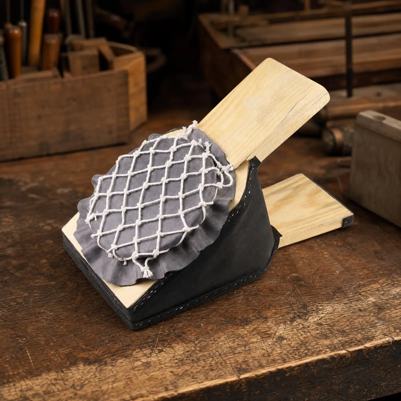 Foot Activated Bellows Air Blower for Small Hearth Metal Melting Soldering Jewelry Making Sturdy Iron Unit