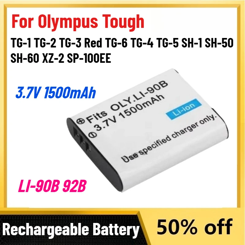 3.7V 1.5Ah LI-90B 9…