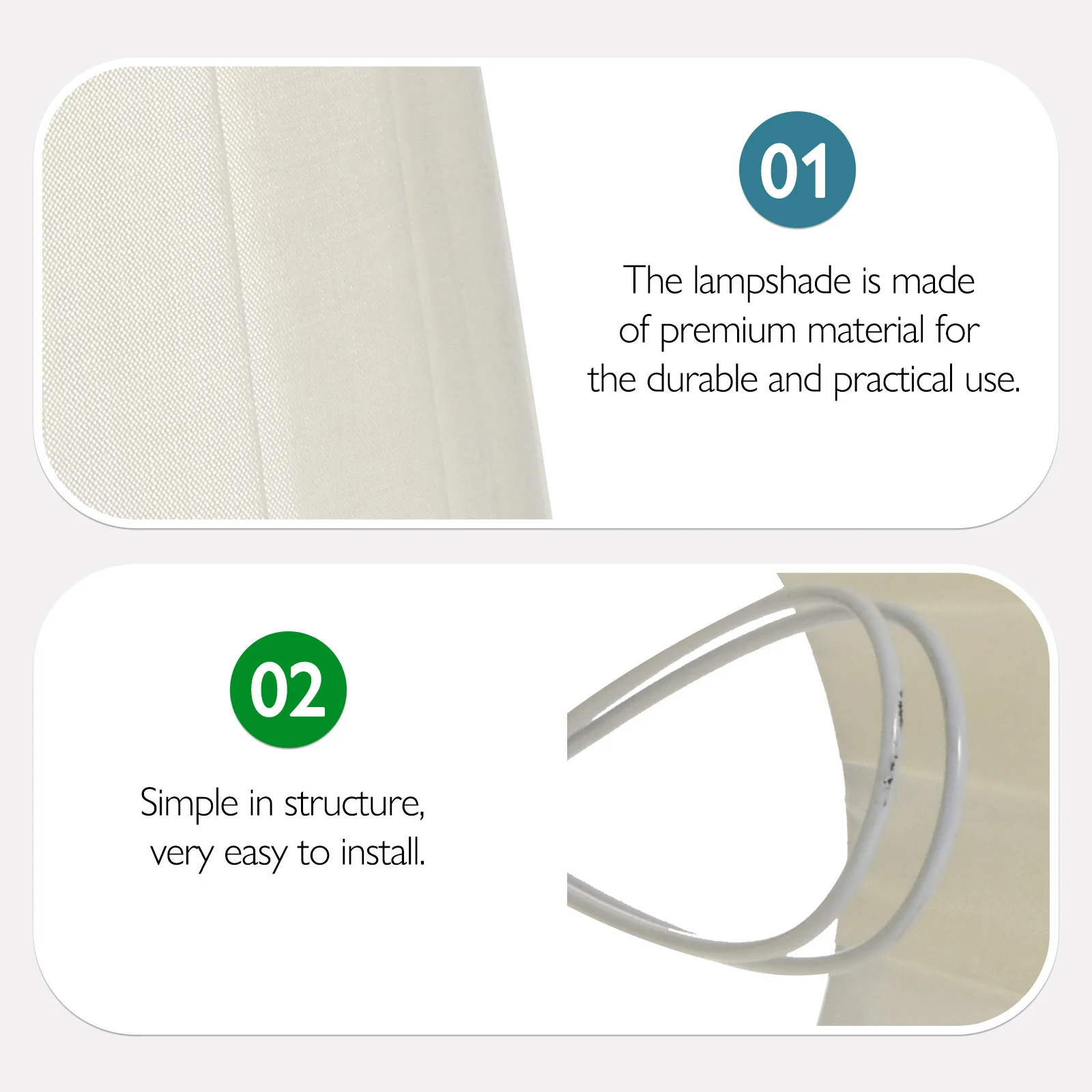 

1pc Durable Cloth Lampshade Creative Light Cover Stylish Decorative Lamp Cover For Bedroom Home Wall Floor Ceiling Lamp Simple