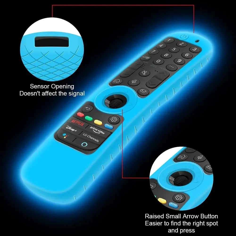 Juste de protection en silicone pour télécommande LG Smart TV AN-MR21, AN-MR21GC, OLED TV Magic Remote AN MR21GA - Remote Case